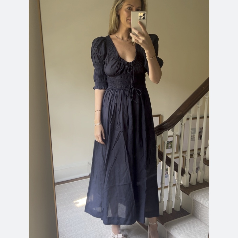 DOEN ISCHIA NAVY DRESS